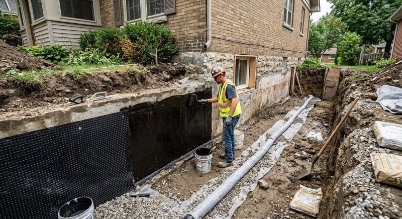 Basement Walls Waterproofing in Greenville, SC