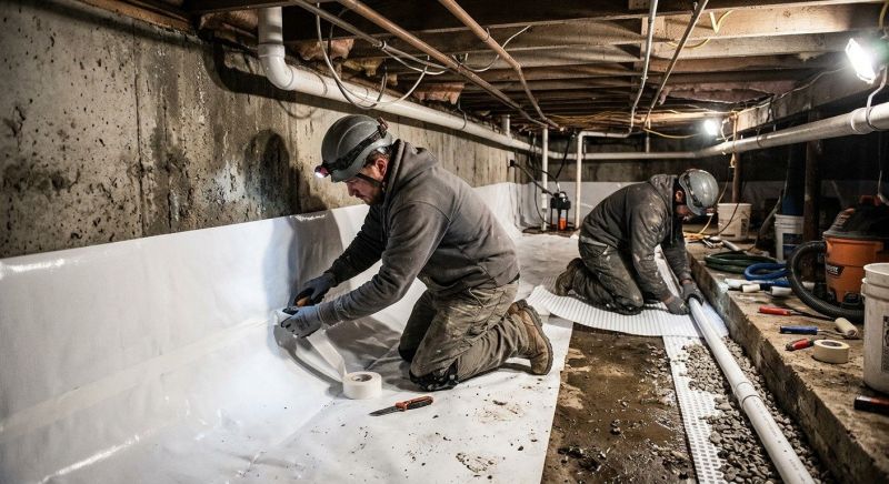 Wall Waterproofing in Greenville, SC